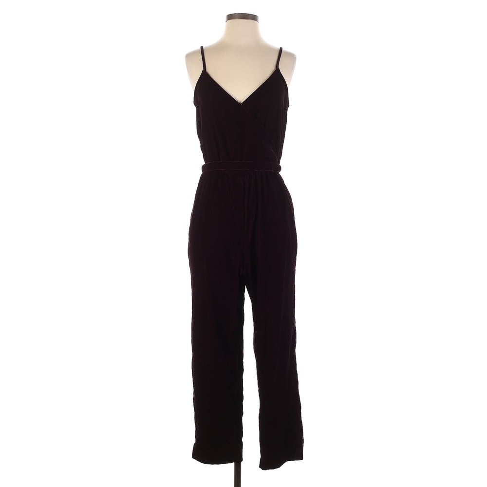 GAP Velvet Cami Wrap-Front Vamp Summer Jumpsuit